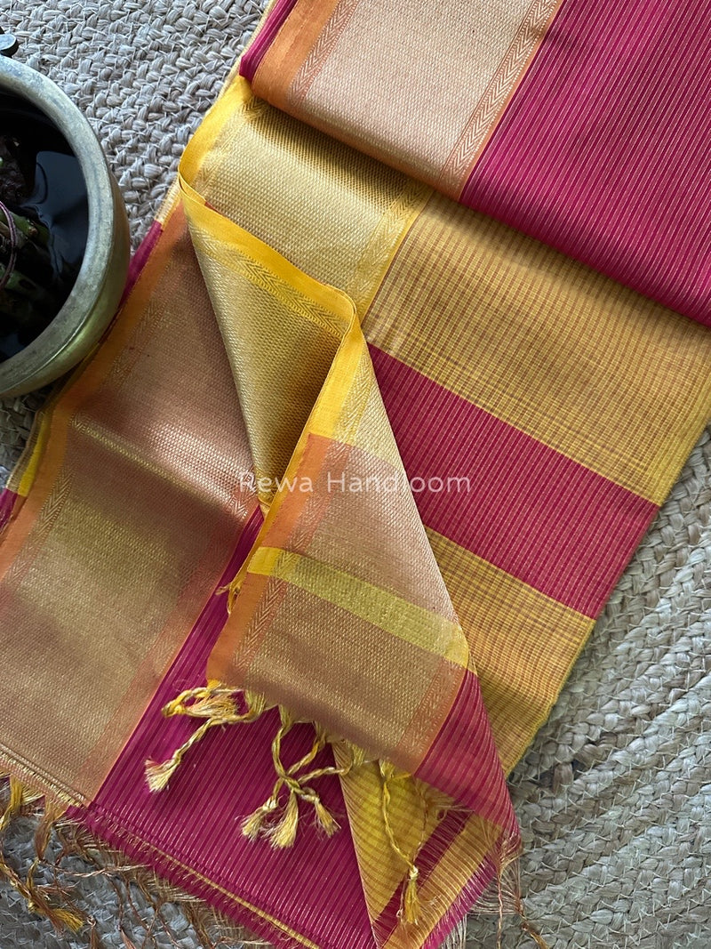 Exclusive Maheshwari Tissue Silk Saree