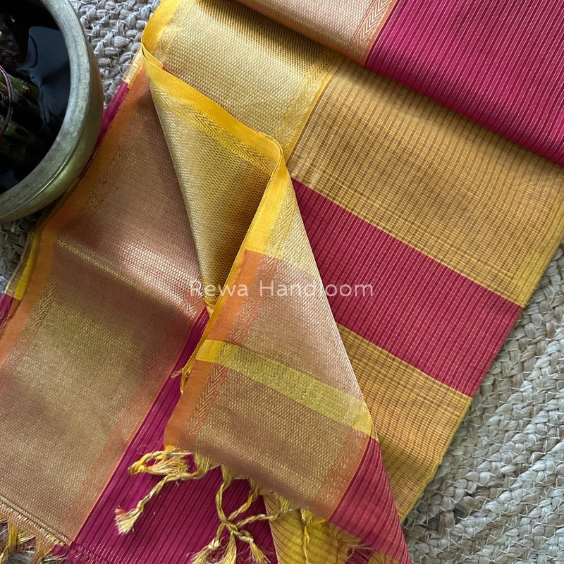 Exclusive Maheshwari Tissue Silk Saree