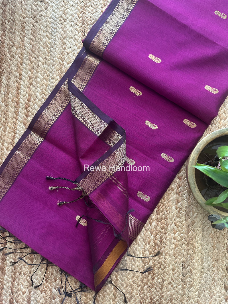 Maheshwari Aami Butti Saree