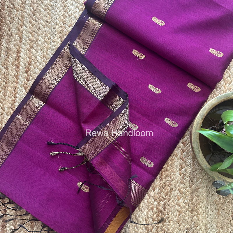Maheshwari Aami Butti Saree
