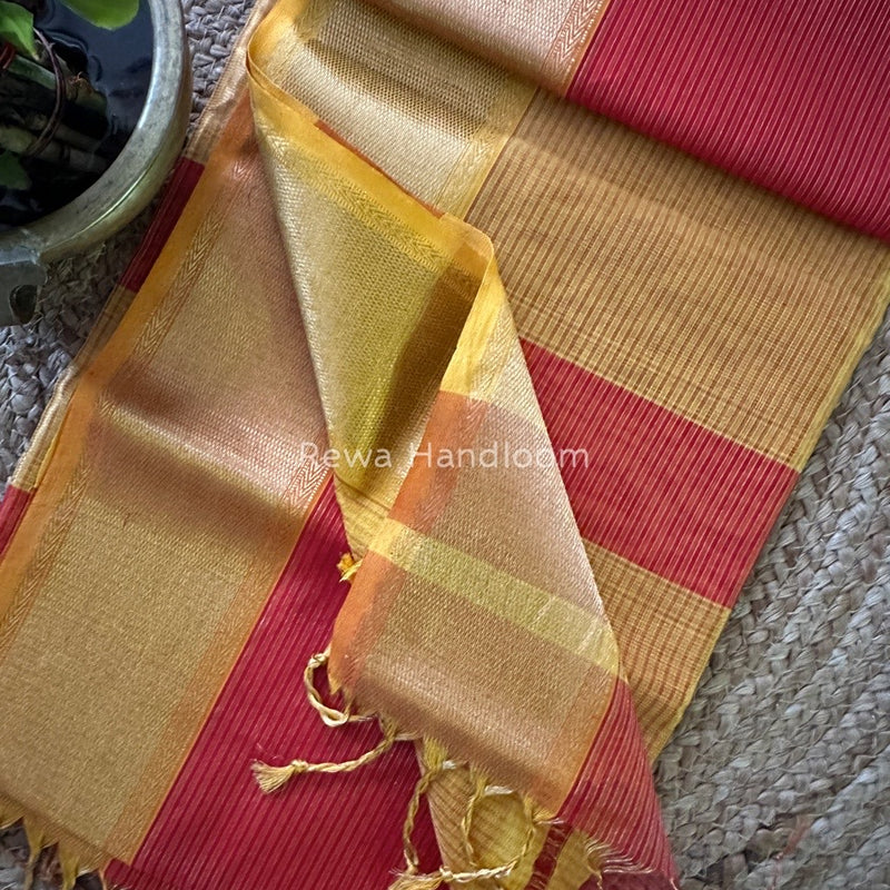 Exclusive Maheshwari Tissue Silk Saree