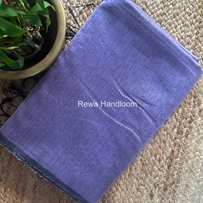 Maheshwari Lavender Silver Tissue Lining Saree TSLS07