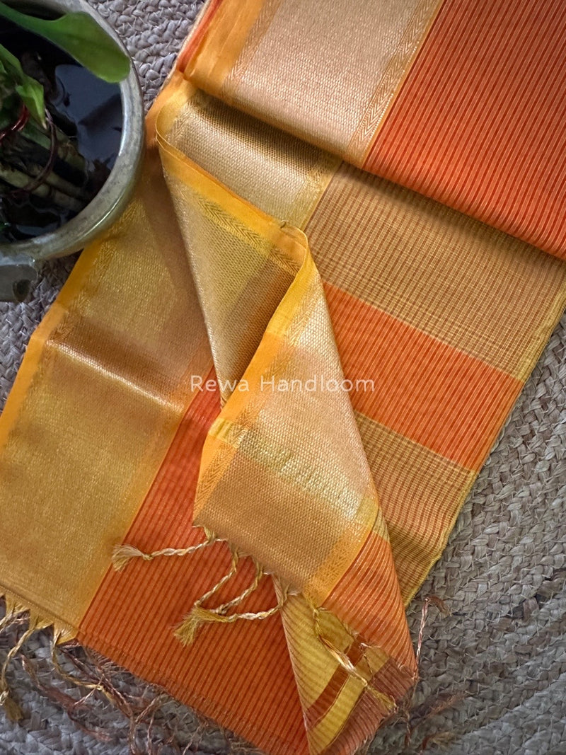 Exclusive Maheshwari Tissue Silk Saree