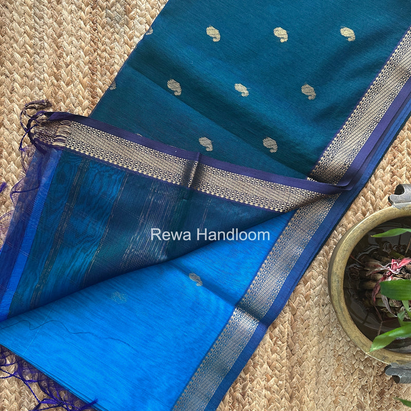 Maheshwari Morpankhi Aami Butti Saree SBT00113