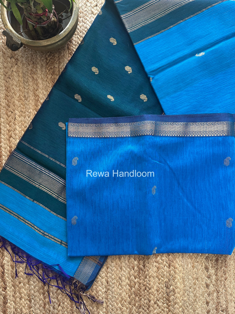 Maheshwari Morpankhi Aami Butti Saree SBT00113