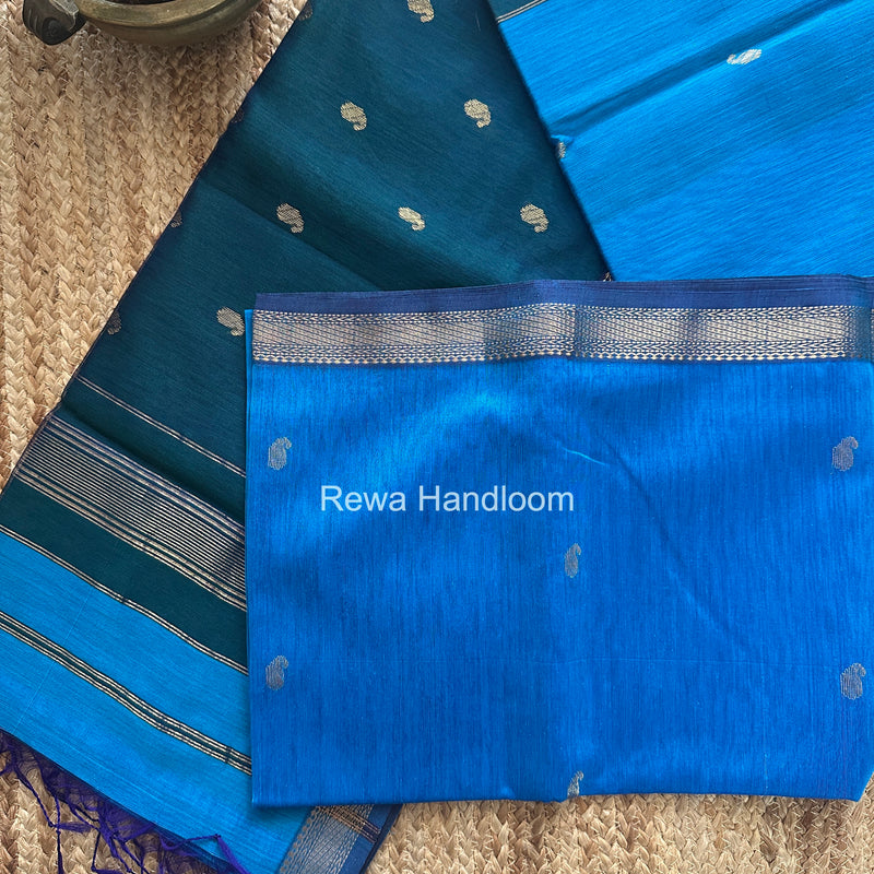 Maheshwari Morpankhi Aami Butti Saree SBT00113