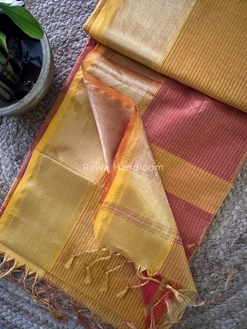 Exclusive Maheshwari Tissue Silk Saree