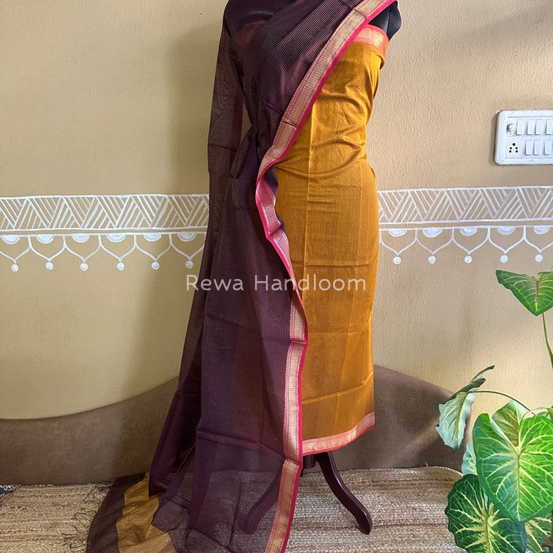 Maheshwari Tissue Top-Dupatta