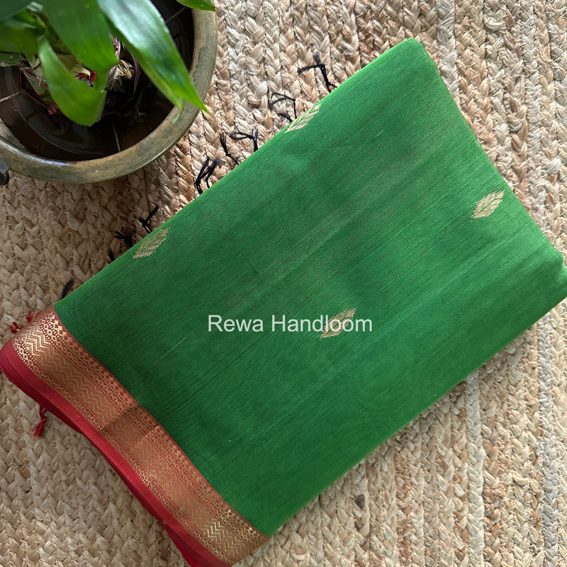 Maheshwari Green Aami Butti Saree SBT00117