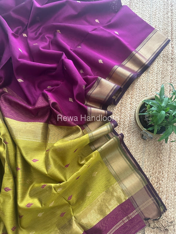 Maheshwari Zari Butti Saree