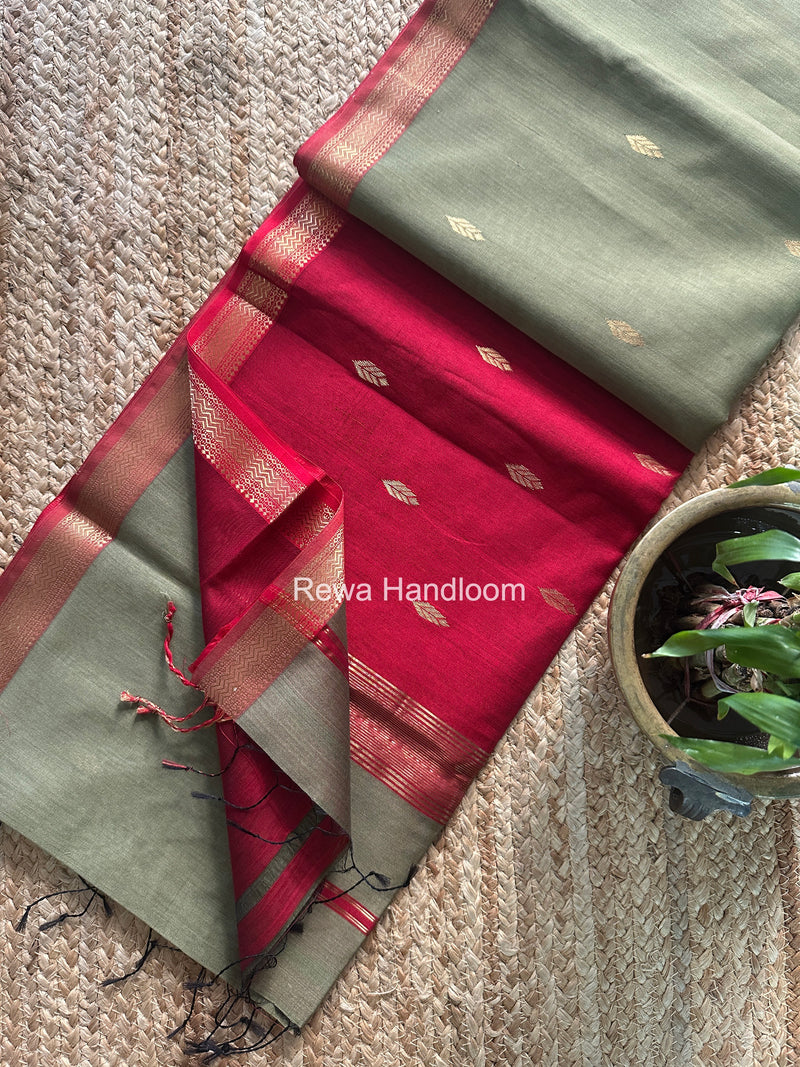 Maheshwari Aami Butti Saree