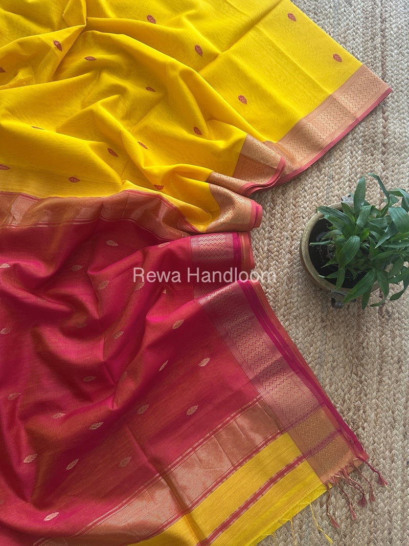 Maheshwari Zari Butti Saree