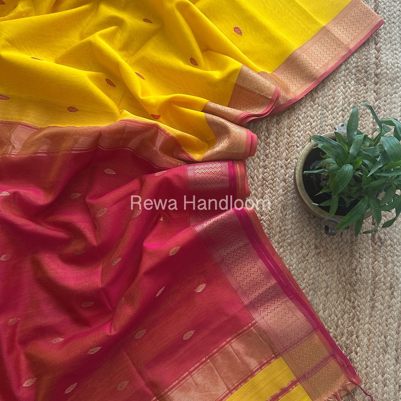 Maheshwari Zari Butti Saree