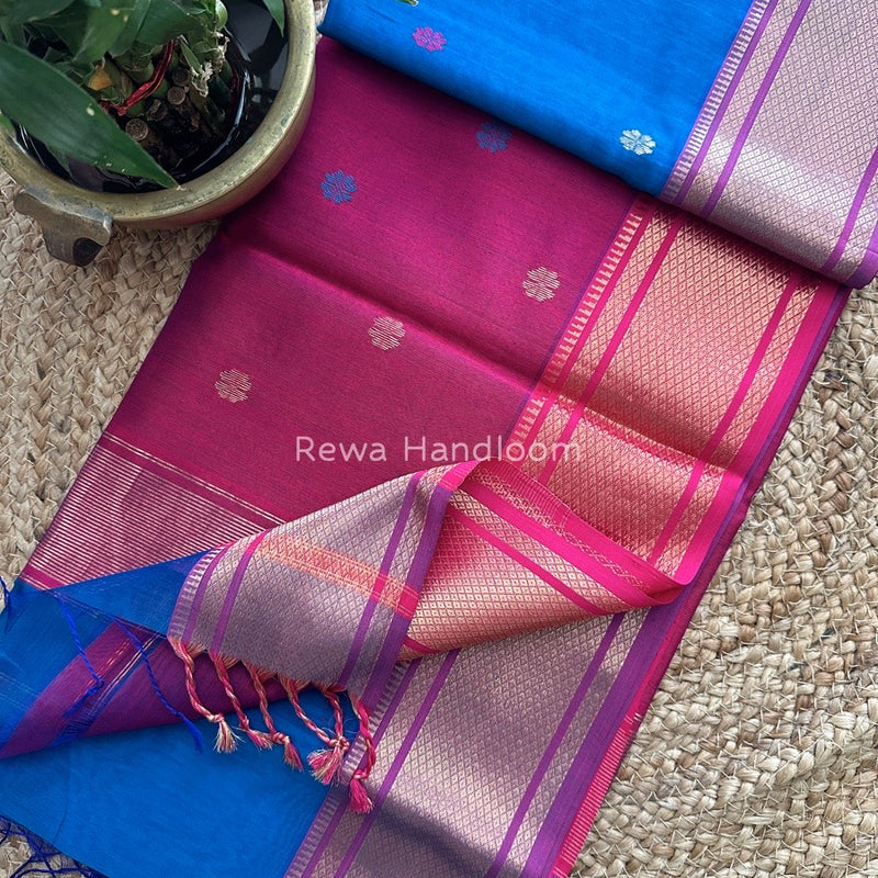 Maheshwari Zari Butti Saree