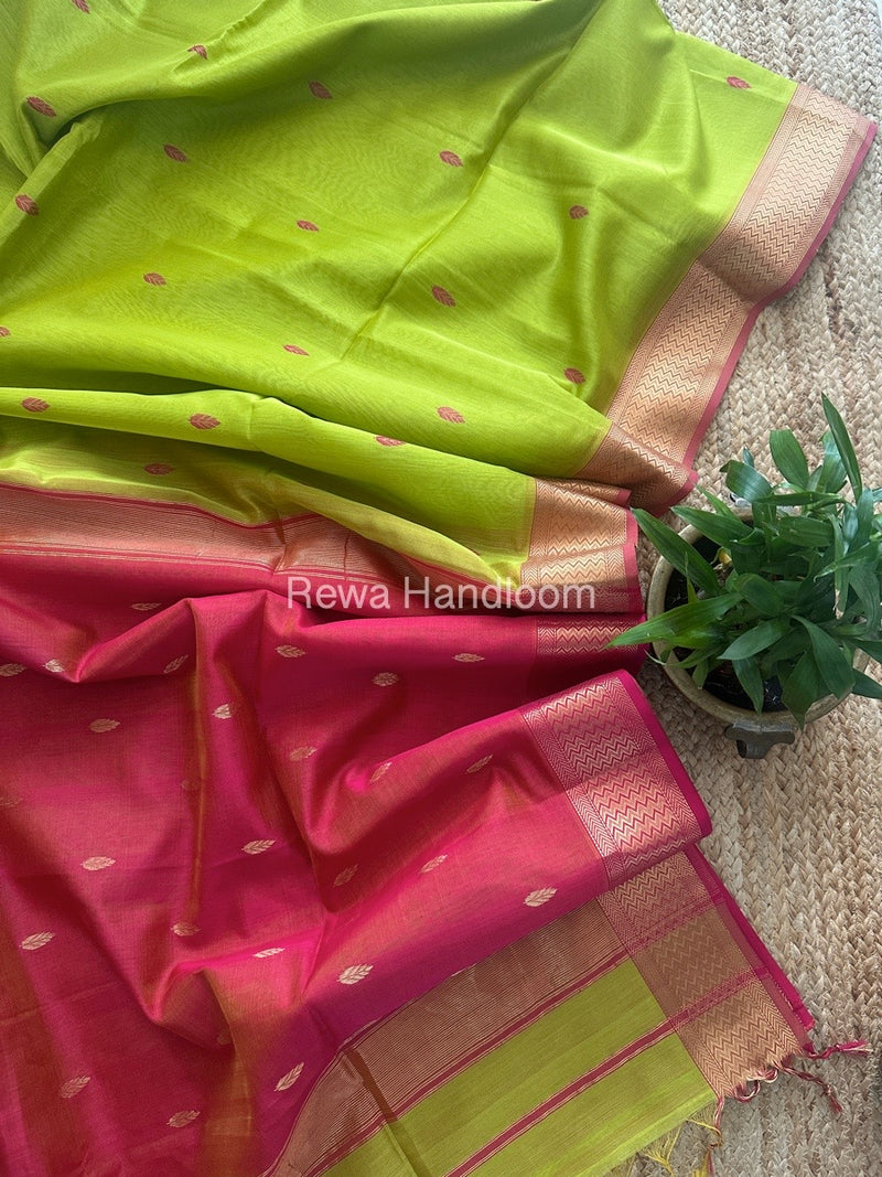 Maheshwari Zari Butti Saree