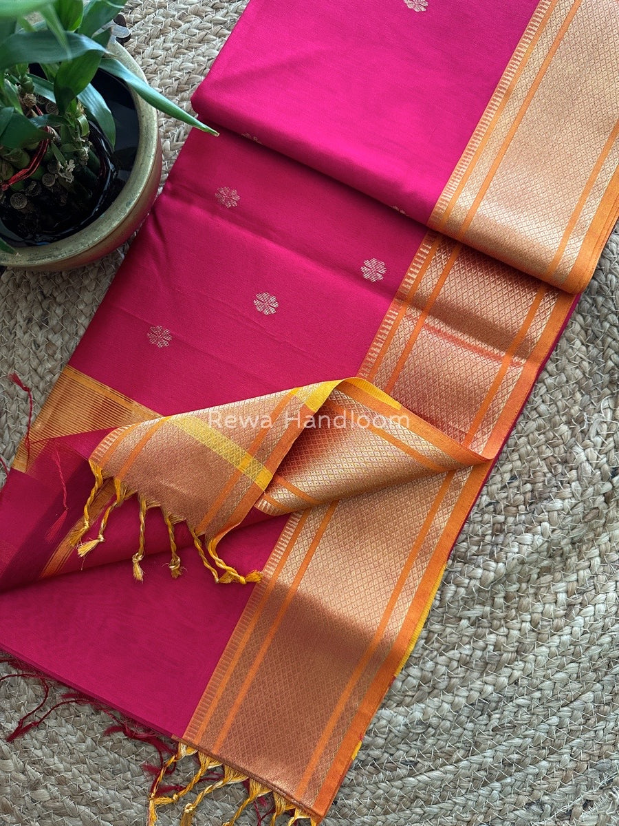 Maheshwari Zari Butti Saree