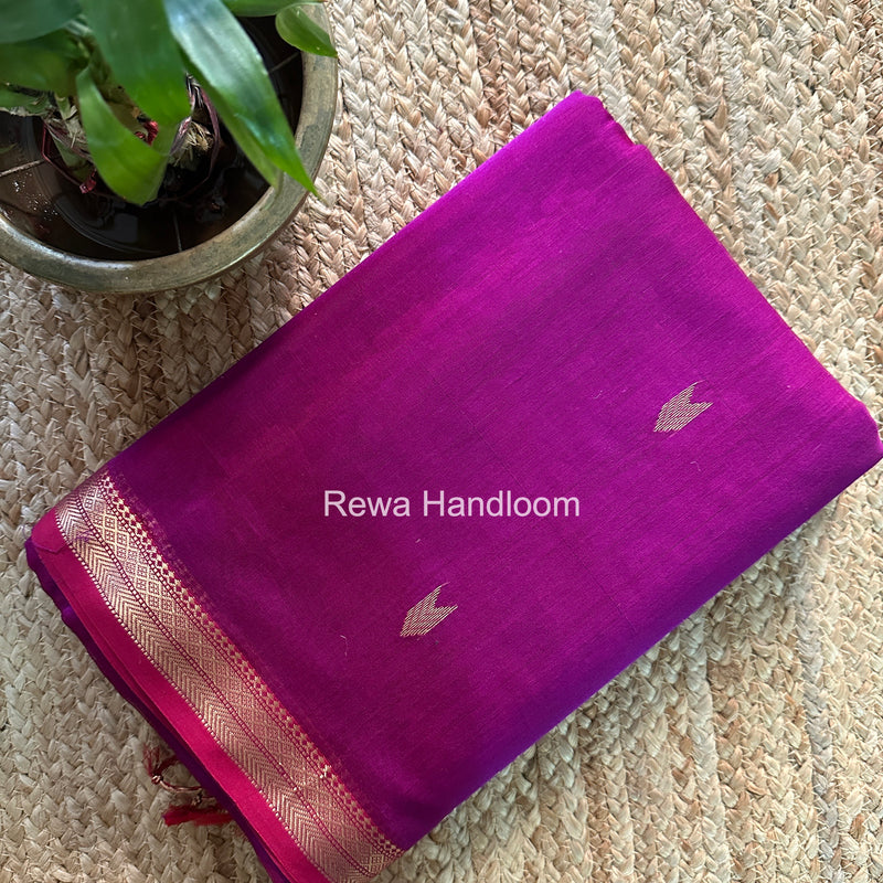 Maheshwari Purple Aami Butti Saree SBT00114