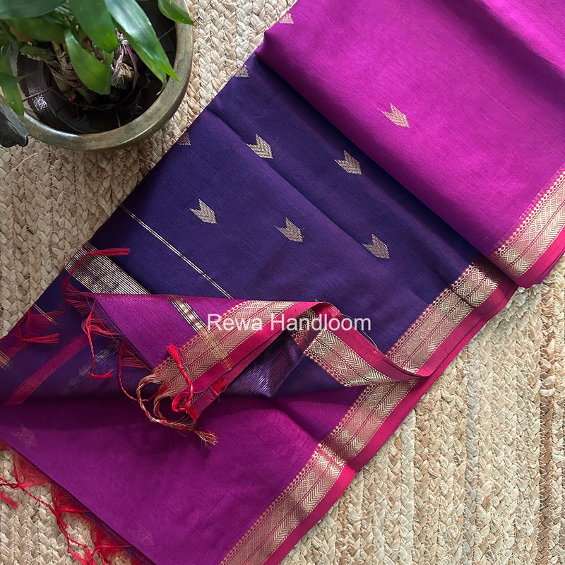 Maheshwari Aami Butti Saree