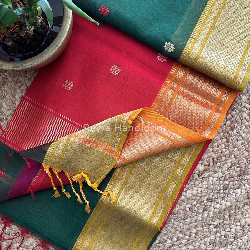 Maheshwari Zari Butti Saree