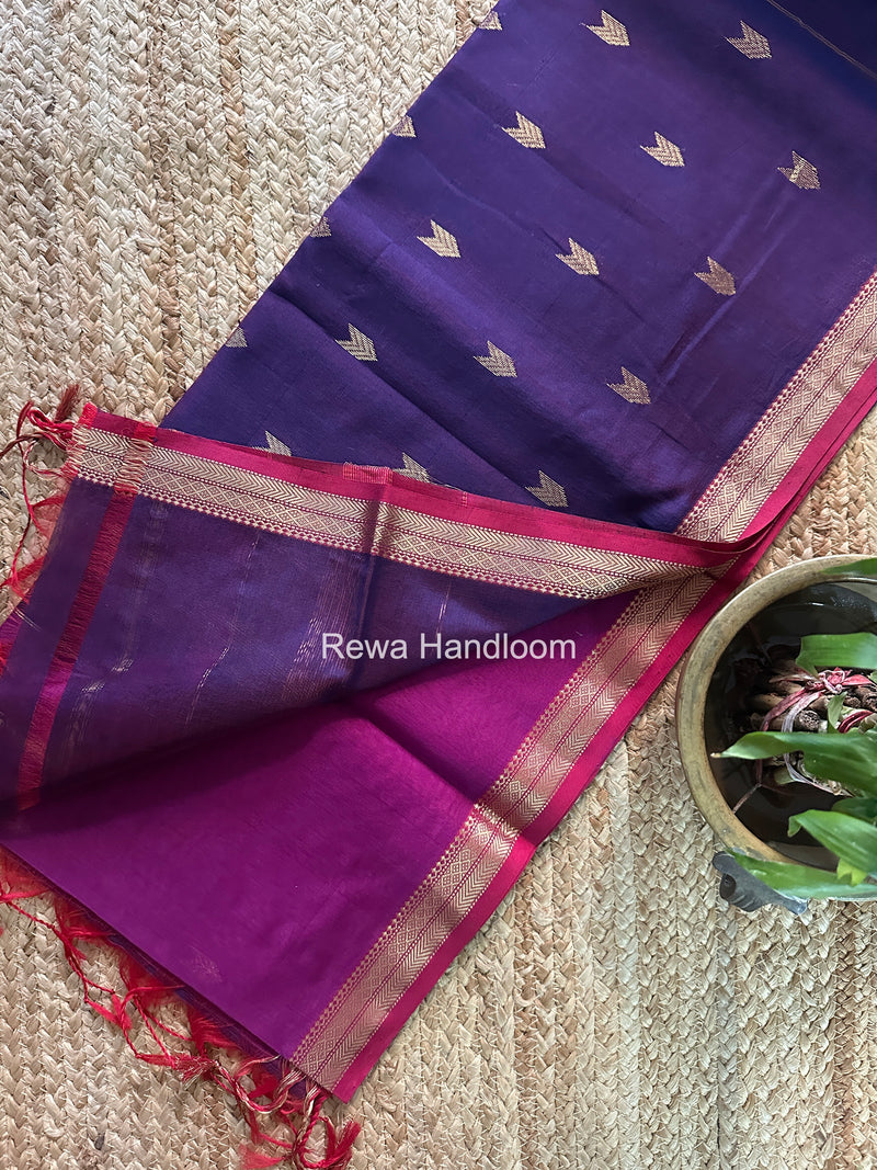 Maheshwari Purple Aami Butti Saree SBT00114