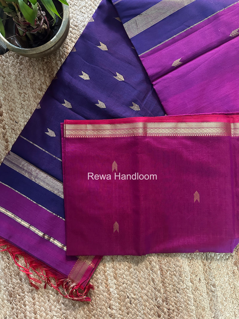 Maheshwari Purple Aami Butti Saree SBT00114