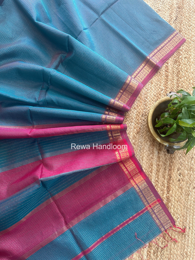 Maheshwari Morpankhi Tissue Silk Saree TCB0073