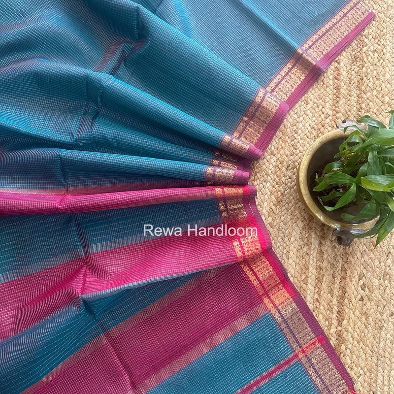 Maheshwari Morpankhi Tissue Silk Saree TCB0073