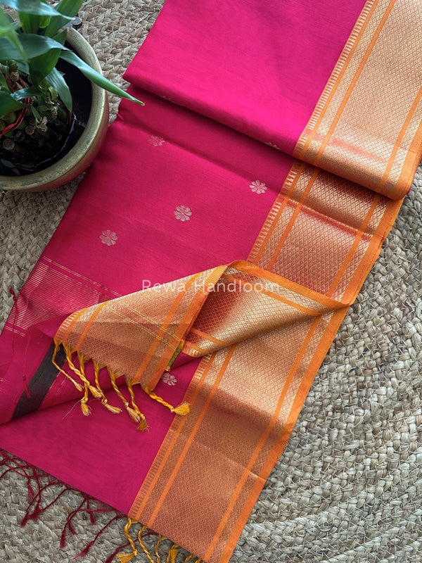 Maheshwari Zari Butti Saree