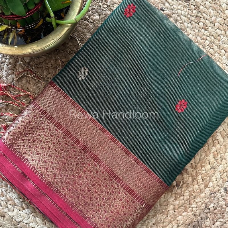 Maheshwari Tissue Silk Saree