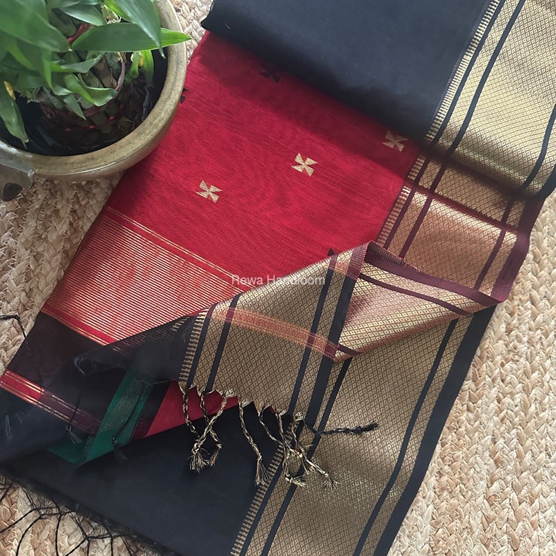 Maheshwari Zari Butti Saree