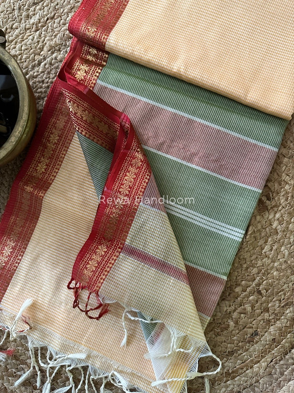 Maheshwari Garbha Reshami Silk Saree
