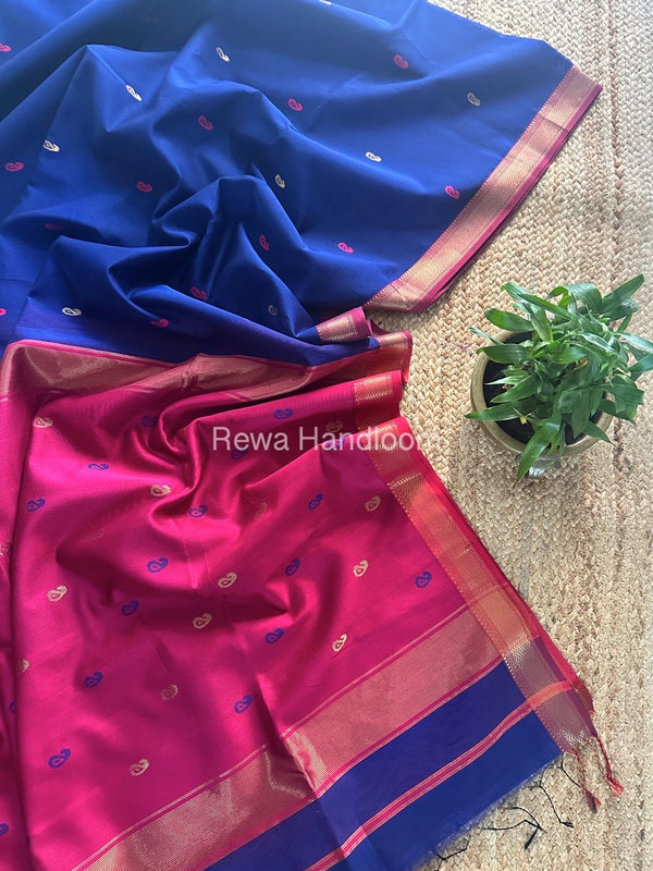 Maheshwari Zari Butti Saree