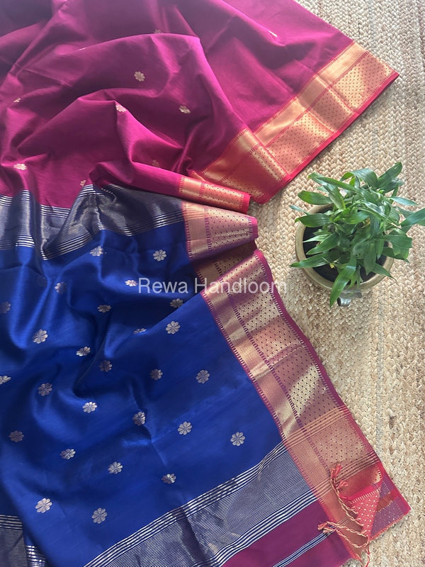 Maheshwari Zari Butti Saree