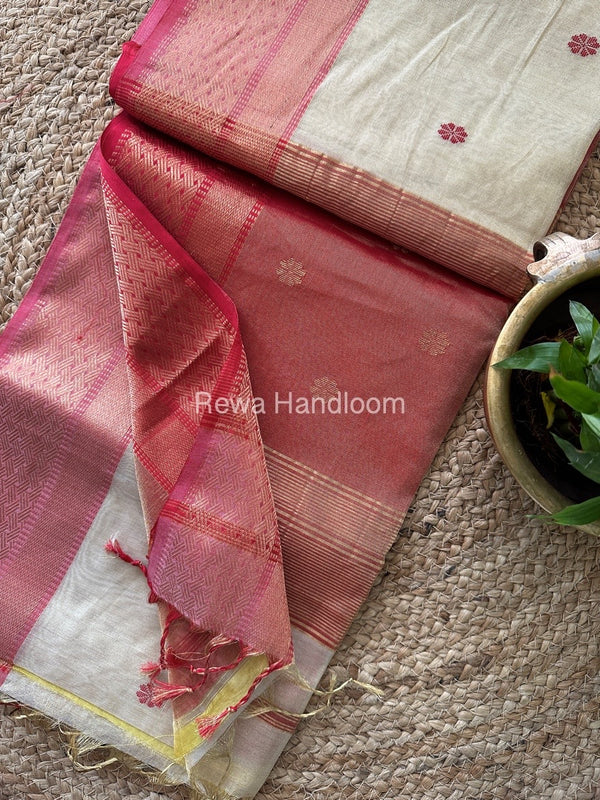 Maheshwari Tissue Silk Saree