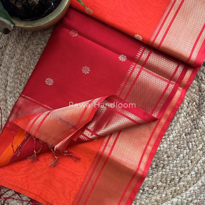 Maheshwari Zari Butti Saree