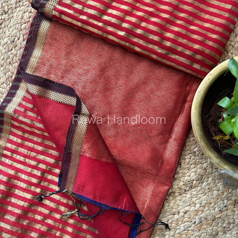 Maheshwari Tissue Silk Saree
