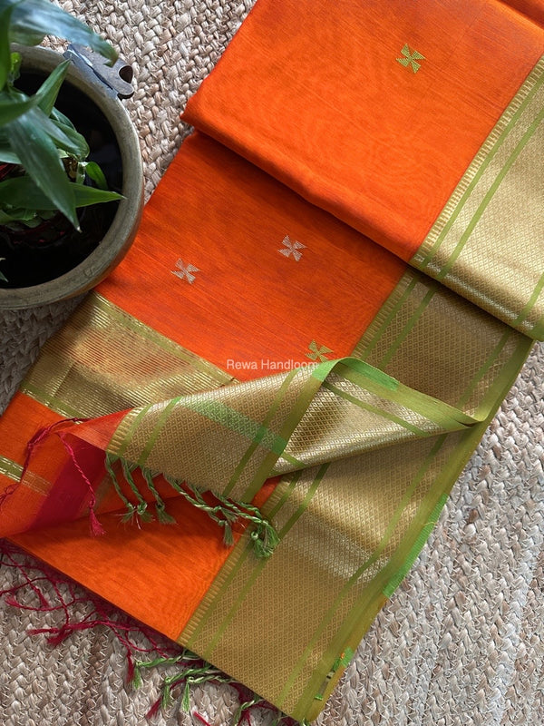 Maheshwari Zari Butti Saree