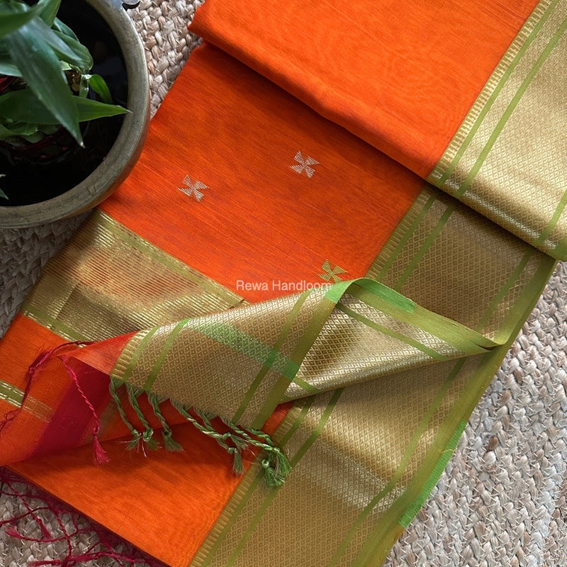 Maheshwari Zari Butti Saree