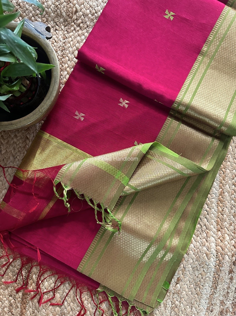 Maheshwari Zari Butti Saree