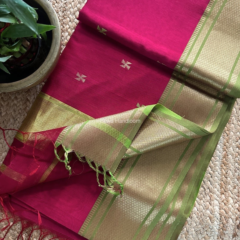 Maheshwari Zari Butti Saree