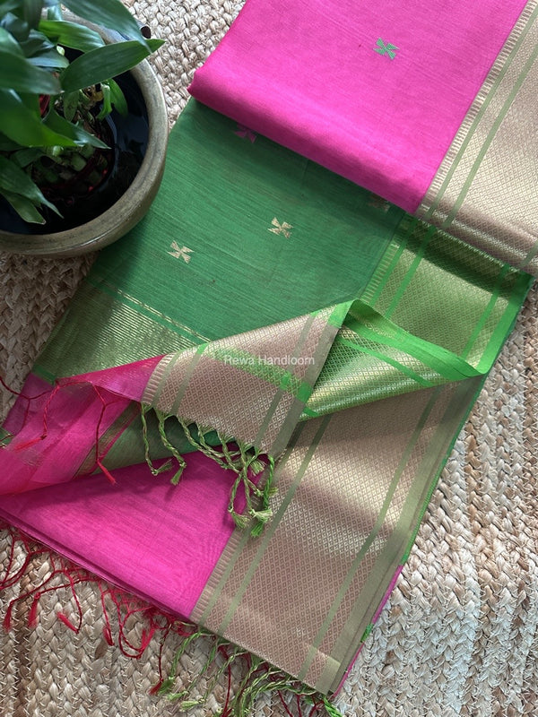 Maheshwari Zari Butti Saree
