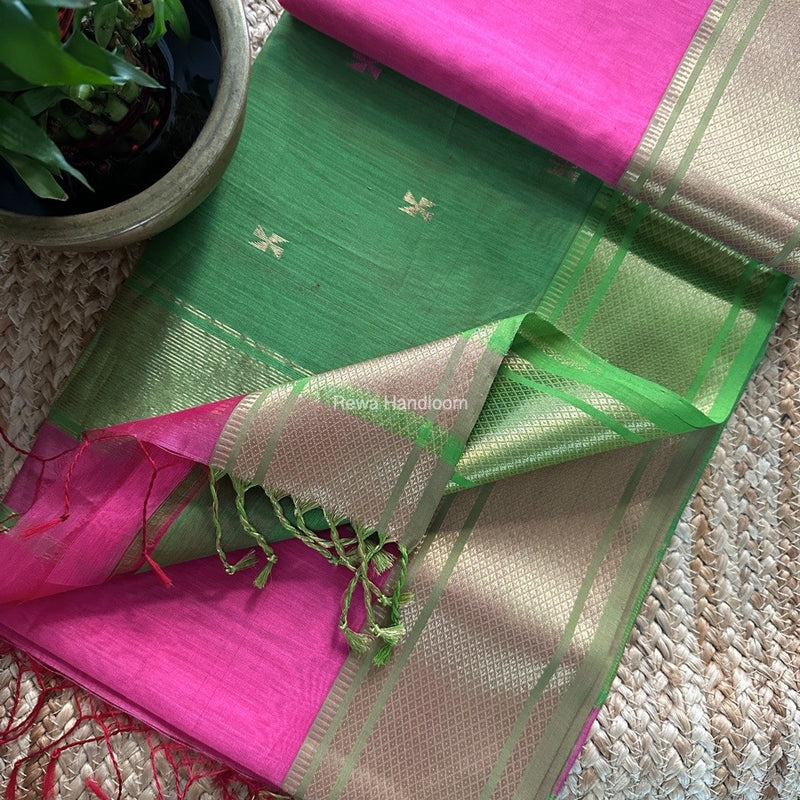 Maheshwari Zari Butti Saree