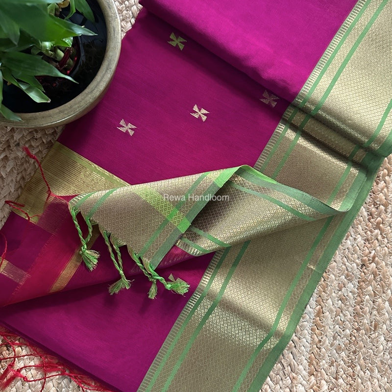 Maheshwari Zari Butti Saree