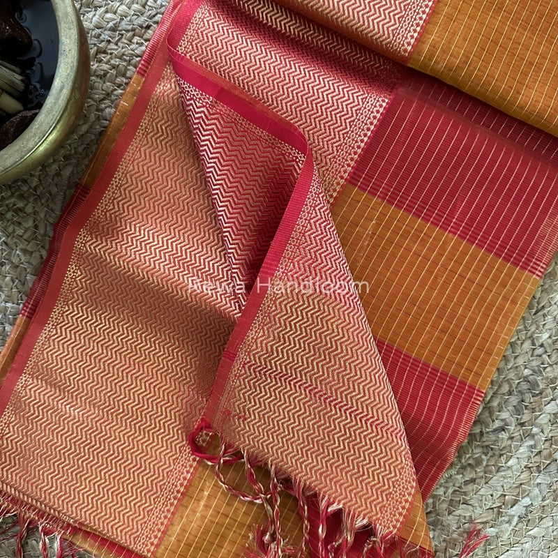 Maheshwari Skirt Checks Saree