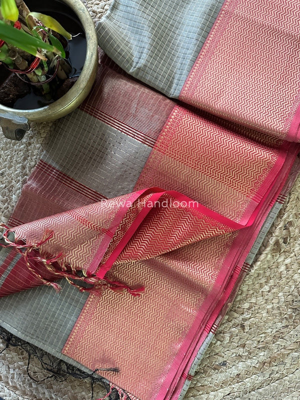 Maheshwari Skirt Checks Saree