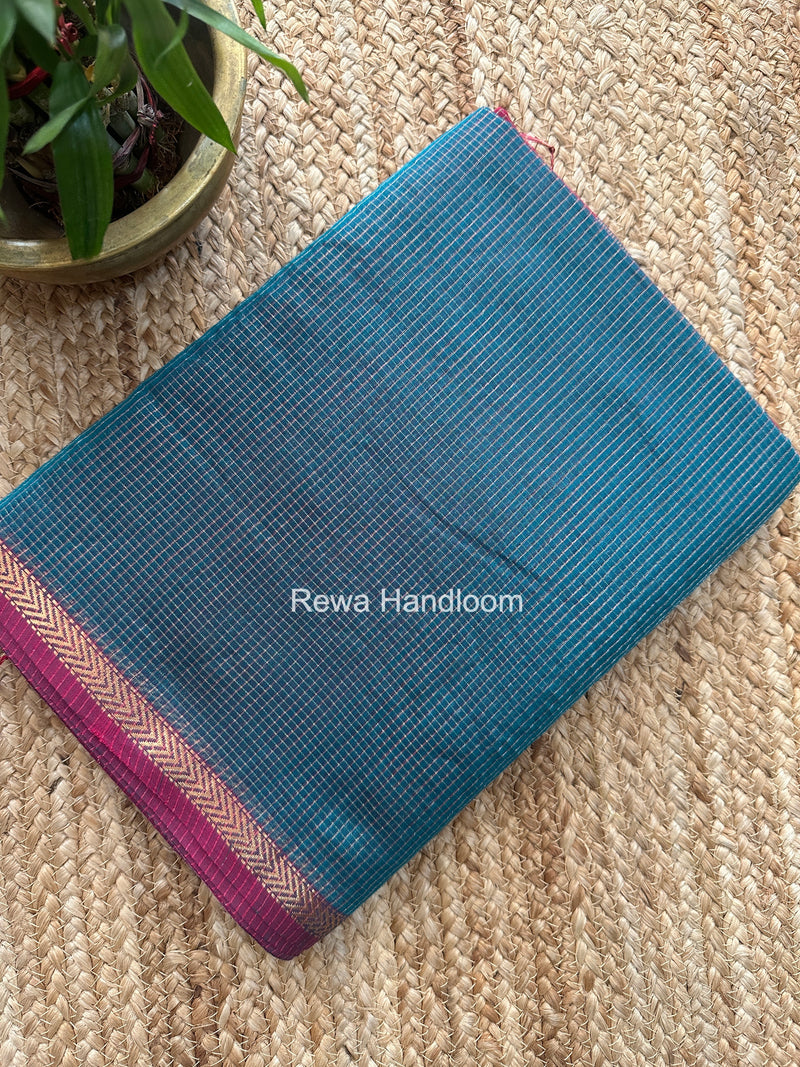Maheshwari Morpankhi Tissue Silk Saree TCB0095