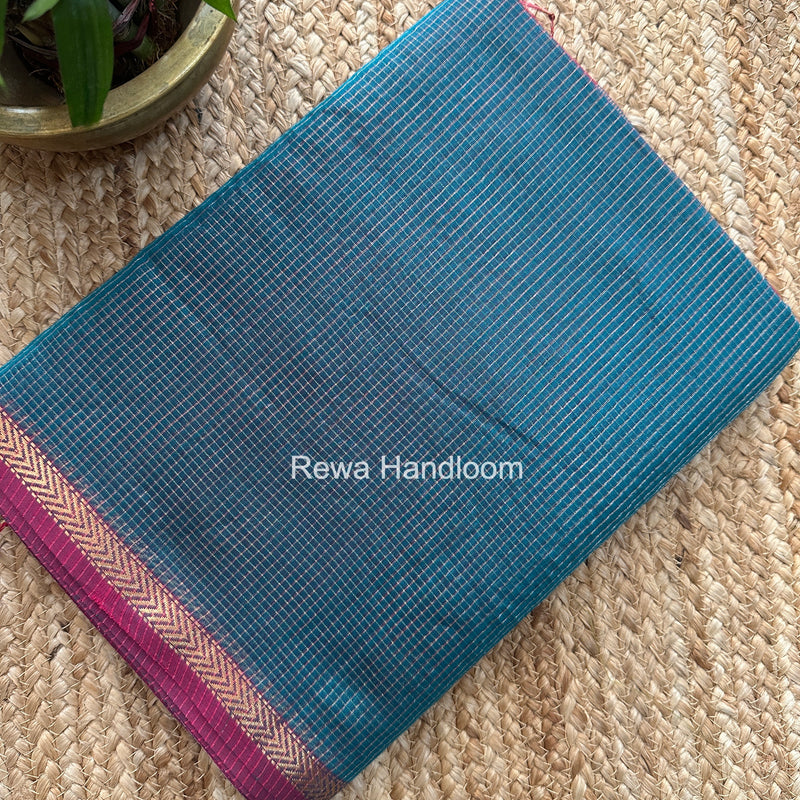 Maheshwari Morpankhi Tissue Silk Saree TCB0095