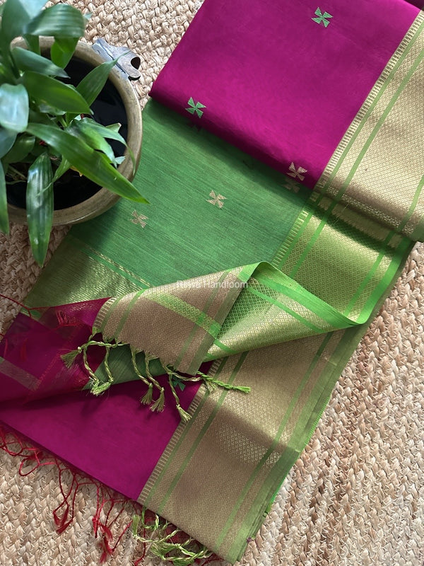 Maheshwari Zari Butti Saree