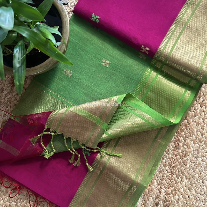 Maheshwari Zari Butti Saree