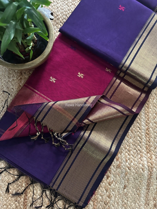 Maheshwari Zari Butti Saree